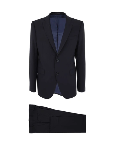 Emporio Armani Suit  Men In Blue