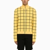Marni Men's Windowpane Track Jacket In Yellow