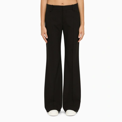 Chloé Tailored Flared Trousers In Black