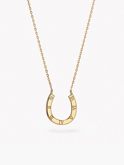 Ana Luisa Horseshoe Necklace In Gold