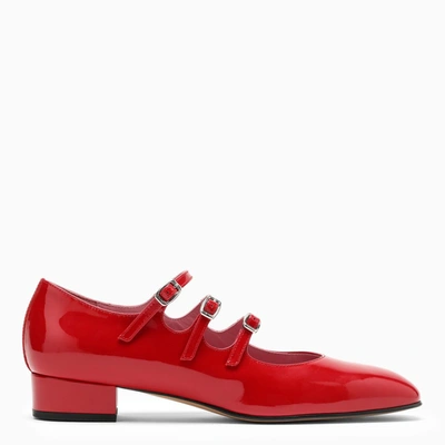Carel Paris Ariana 30mm Ballerina Shoes In Red