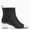 Carel Paris Leather Estime Ankle Boots 42 In Blue