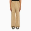 PALM ANGELS PALM ANGELS BEIGE CORDUROY TROUSERS