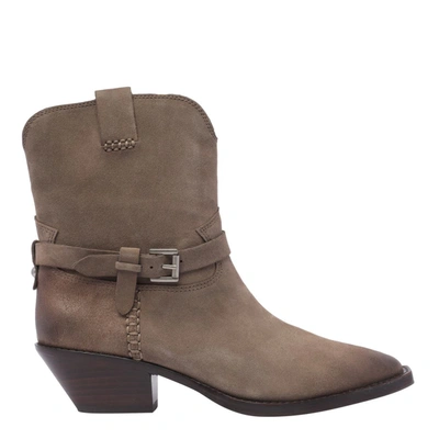 Ash Dustin 55mm Pointed-toe Boots In Brown