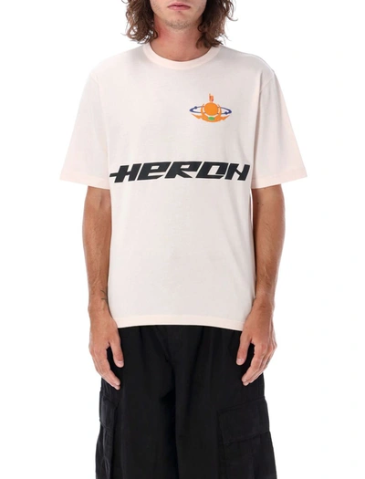 Heron Preston Hp Globe Burn Tee In Pink