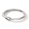 John Hardy Surf Hinged Bangle Bracelet In Silver,gold