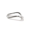 John Hardy Surf Link Double Finger Ring In Sterling Silver