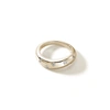 John Hardy Surf 3.8mm Pav Ring In Silver,gold