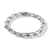 John Hardy Women's Surf Sterling Silver & Diamond Link Bracelet In Silver,gold