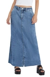 WASH LAB DENIM WASH LAB DENIM TORY DENIM MAXI SKIRT