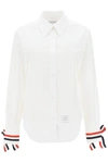 Thom Browne Contrast-cuffs Oxford Shirt