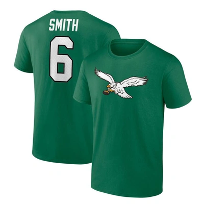 Fanatics Branded Devonta Smith Kelly Green Philadelphia Eagles Alternate Icon Player Name & Number T