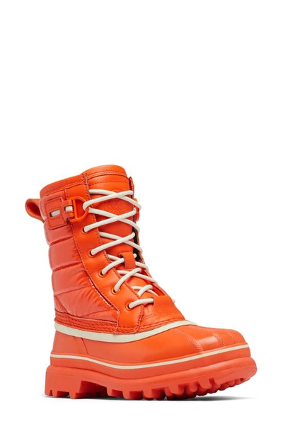 Sorel Caribou Quilted Lace-up Weather Boots In Multi