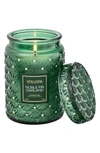 Voluspa Holiday Noble Fir Garland Large Jar Candle In Noble Fir Garland