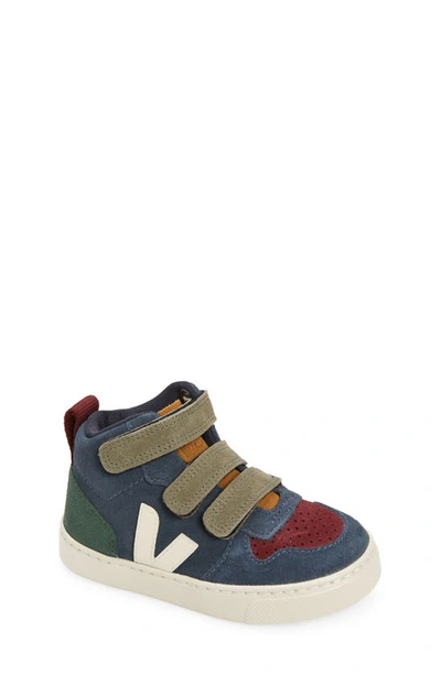 Veja Kids' V-10 Suede Trainers In Multi