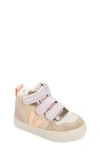 Veja Kids Offwhite Sneakers For Girls In Multico-almond Peach