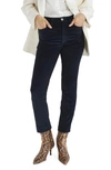 Rag & Bone Wren Slim-straight Corduroy Pants In Salute