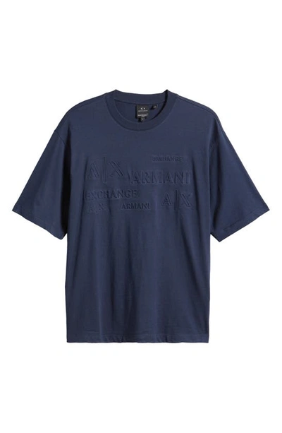 Emporio Armani T-shirt In Navy Blazer