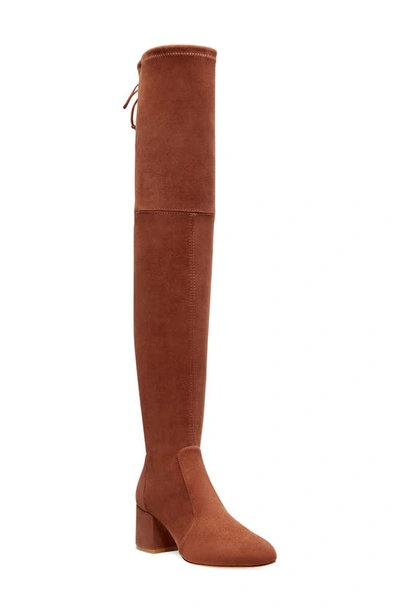 Stuart Weitzman Flareland Over The Knee Boot In Coffee Brown