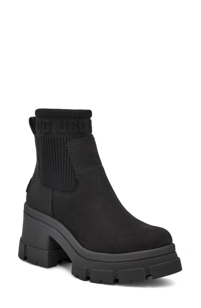 Ugg Women's Brooklyn Waterproof Chelsea Booties In Black