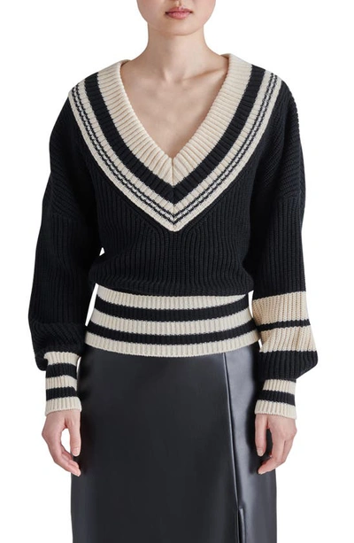 Steve Madden Jen Sweater In Black Multi