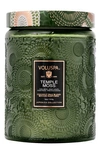 Voluspa Japonica Temple Moss Large Jar Candle In Temple Moss