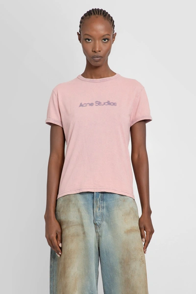 Acne Studios Woman Pink T-shirts