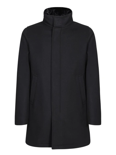 Herno Three-quarter Coats In Black