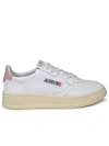 AUTRY AUTRY 'MEDALIST' WHITE LEATHER SNEAKERS