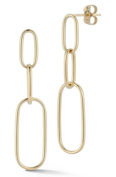 Ember Fine Jewelry 14k Link Drop Earrings In Gold