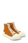 Camperlab Roz High Top Sneaker In Medium Brown