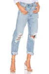 Agolde 90s Mid Rise Straight Fit Jeans Fall Out In Fall Out