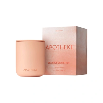 Apotheke Sea Salt Grapefruit 2-wick Ceramic Scented Candle In Default Title