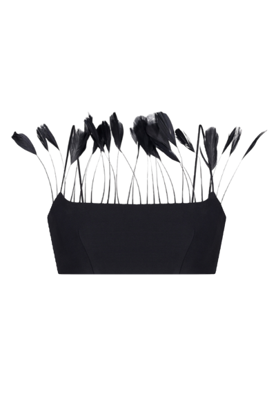 Nué Phoenix Bralette In Black