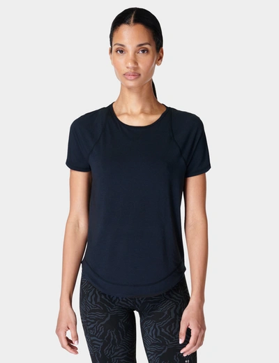 Sweaty Betty Breathe Easy Running T-shirt In Black