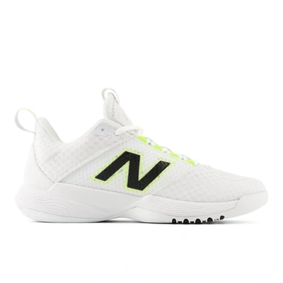 New Balance Women's Fuelcell Vb-01 Volleyball Shoes In White/black/blue