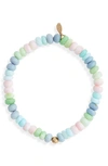 ANZIE BOHEME BEADED OPAL STRETCH BRACELET