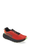 Hoka Men's Rincon 3 Low Top Running Sneakers In Red Alert/flame/black