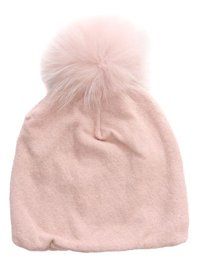 Magil Real Murmasky Fur Beanie In Pink