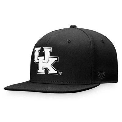 Top Of The World Black Kentucky Wildcats Dusk Flex Hat