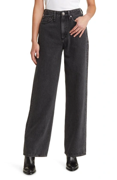 Rag & Bone Featherweight Logan Wide Leg Jeans In Roya