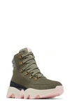 Sorel Kinetic Impact Suede Lace-up Boots In Green