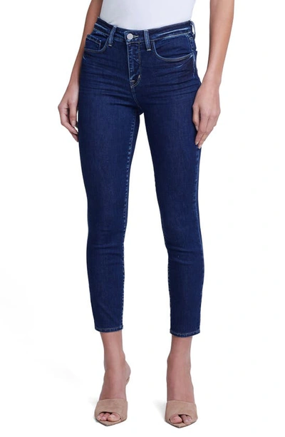 L Agence Margot High Rise Skinny Jean In Tuscan In Blue