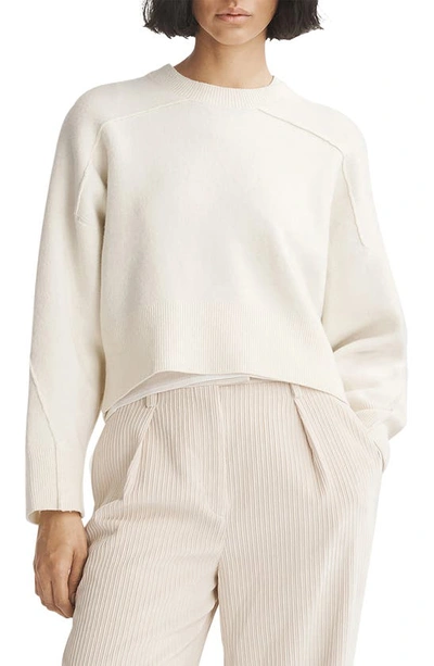 Rag & Bone Fine-knit Crew-neck Jumper In Ivory