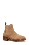 Steve Madden Women's Leopold Chelsea Booties In Oatmeal Suede