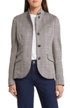 Rag & Bone Slade Plaid Blazer In Blue Plaid