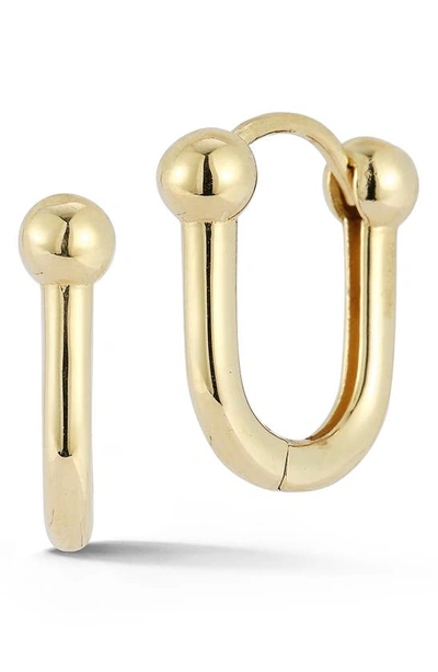 Ember Fine Jewelry 14k Stirrup Huggie Earrings In Gold