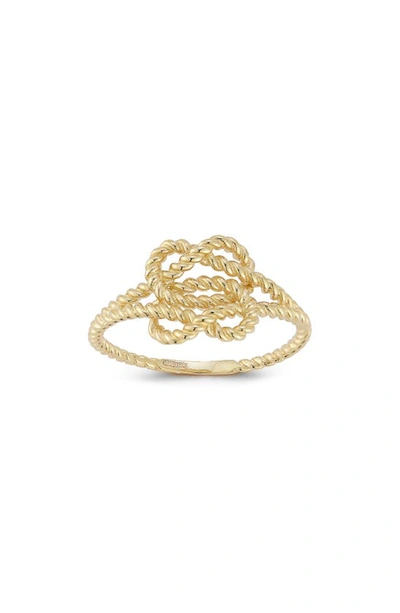 Ember Fine Jewelry 14k Double Knot Ring In Gold