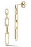 EMBER FINE JEWELRY CHAIN LINEAR DROP EARRINGS