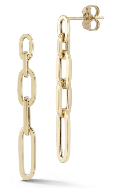 Ember Fine Jewelry 14k Link Drop Earrings In Gold